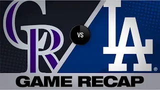 Bellinger's grand slam lifts Dodgers to win | Rockies-Dodgers Game Highlights 9/22/19