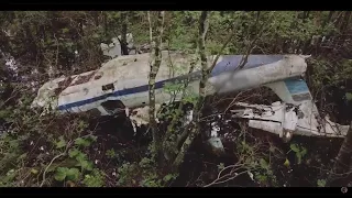 Urban exploration leads to the discovery of an abandoned plane crash site in Rhode Island