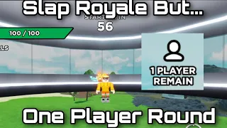 1 Player Slap Royale | Slap Battles Roblox