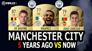 MANCHESTER CITY 😨🔥 5 YEARS AGO VS NOW Ft . de bruyne . mahrez . cancelo...