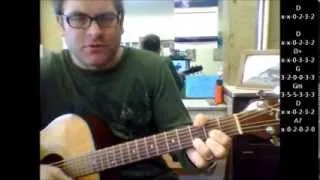 How to play Crying by Roy Orbison on acoustic guitar