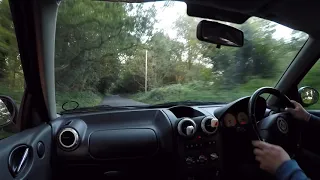 Test drive MG ZR 1.4 (104bhp) streets of Surrey England