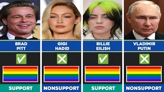 Celebrities Who Stand With LGBT Vs Non-Supporters