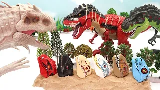 Dinosaur Battle Movie! Tyrannosaurus VS Indominus - Jurassic World Dino Lego 혼종 공룡 레고 배틀