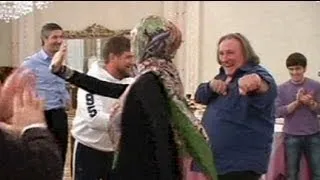 Depardieu dances in Chechnya