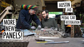 More New Panels! | Austin J40 Pedal Car Restoration | Ep.3