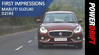 Maruti Suzuki Dzire : First Drive : PowerDrift