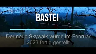 Neuer Skywalk auf der Bastei (Elbsandsteingebirge)