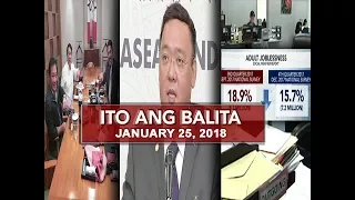UNTV: Ito Ang Balita (January 25, 2018)