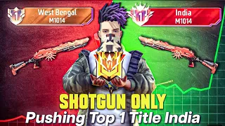 Pushing Top 1 in Shotgun M1014 | Free Fire Solo Rank Pushing with Tips and Tricks | Ep-15