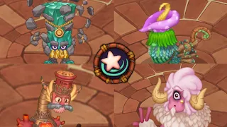 Celestial Island All Adult Monsters - Sounds And Animations ~ My Singing Monsters