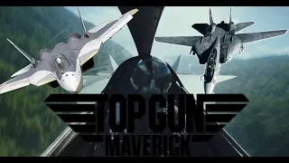 Top Gun : Maverick | F-14 VS Su-57 dogfight but a bit more realistic