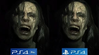 Resident Evil 7 Tech Analysis - PS4 PRO vs PS4 Graphics Comparison [4K/60fps]