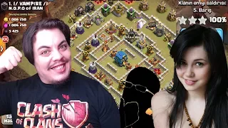 TAKİPÇİLERİMLE KLAN SAVAŞI (Yok Böyle 3 Yıldız) Clash of Clans