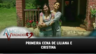 Amores Verdadeiros - Primeira Cena de Liliana e Cristina