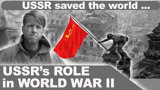 USSR's role in World War II. Soviet people saved the world.