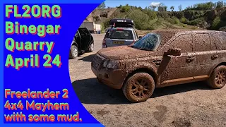 4x4 fun with FL2ORG, Binegar Quarry April 24