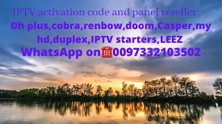 IPTV activation code and panel reseller