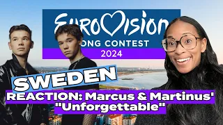 REACTION: Marcus & Martinus' "Unforgettable" [Sweden's #Eurovision2024 Entry]