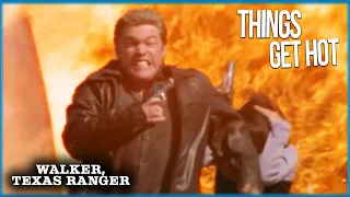 Gage And Sydney Narrowly Avoid Grenade 💥 | Walker, Texas Ranger