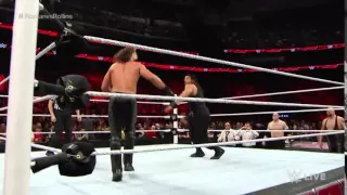 Roman Reigns vs  Seth Rollins  Raw  March 2  2015 hd720