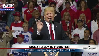 FULL MAGA RALLY: Pres. Trump Campaigns for Ted Cruz in Houston, Texas (FNN)