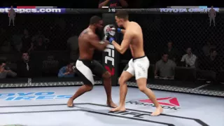 My Opponent taunts me then gets put to sleep EA UFC 2 Online