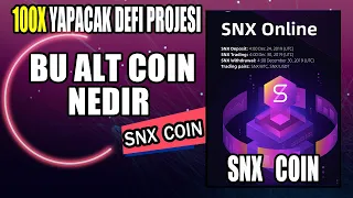 SNX COİN SYNTETİX NETWORK ÇOK YÜKSELECEK DEFİ PROJELERİNDEN !.. BU KAZANÇ KAÇMAMALI !..