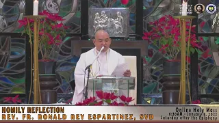 Homily of Rev. Fr. Ronald Rey Espartinez, SVD
