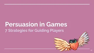 GAME257 - Lecture 2: Persuasion in Games