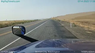 BigRigTravels LIVE | WA 221 into Prosser, WA (7/4/23 5:21 PM)