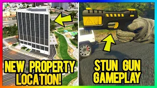 GTA Online: The Contract DLC Update - NEW LEAKED PROPERTY LOCATION + STUN GUN GAMEPLAY!