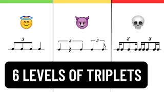 6 Levels of Triplets - Sight Reading Exercises