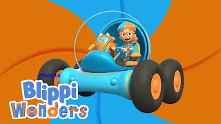 2 HOURS OF BLIPPI WONDERS 🧡💙 | Race Car! | Blippi Wonders | Educational Videos For Kids