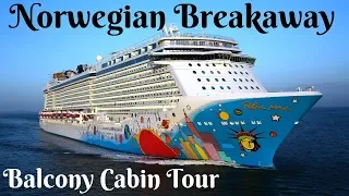 Norwegian Breakaway Balcony Cabin Room Tour