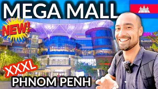 🇰🇭| NEWEST & BIGGEST Shopping Mall in PHNOM PENH, CAMBODIA 2023