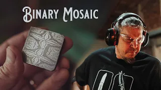 Making Mosaic Damascus with Burt Foster- FOSTER x HAALAND collab Part 1