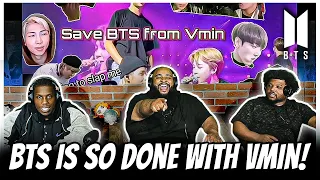BTS is so done with Vmin (mostly namjoon) Reaction