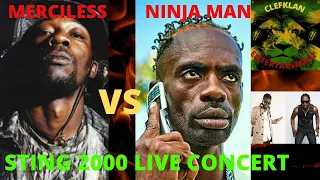 STING 2000 LIVE CONCERT MERCILESS VS NINJA MAN