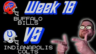 Week 16: These Colts Are Runnin' Wild! | Tecmo Super Bowl