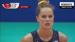 KELSEY ROBINSON VS​ Brazil​ | Volleyball​ Women's​ World​ Cup​ 2019​