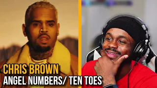 HE DESERVE HIS FLOWERS | Chris Brown - Angel Numbers / Ten Toes (Official Video) **REACTION**