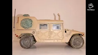 Italeri kit , 1/35 scale , M998 Desert Patrol Humvee .