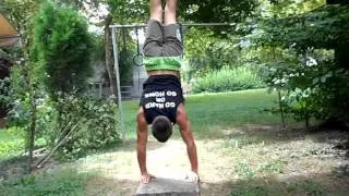 Straddle back lever (try to do) and handstand