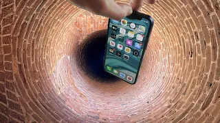 Dropping an iPhone 12 Pro into Spiral Brick Tower - Will it Survive?