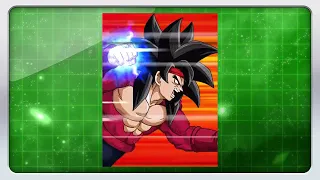 SSJ4 BARDOCK, GOHAN, BROLY & VEGITO SUPER ATTACK | DBZ DOKKAN BATTLE!