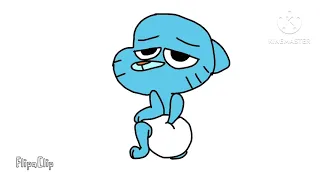 Gumball poop his diaper once again