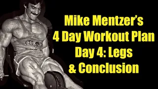 Mike Mentzer’s BEST Training 4 Day Split (Day 4 Legs & Conclusion) #bodybuilding #fitness #gym