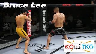 👊 UFC 4 Bruce Lee vs Jeremy Stephens EA sports UFC 4 KO TKO