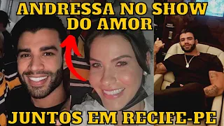 Andressa Suita curtindo SHOW do MARIDO Gusttavo Lima em Recife AGITA a WEB, JUNTOS em Pernambuco